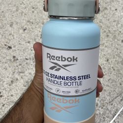 Brand New Reebok Stainless Steel Handle Bottle - 32 oz