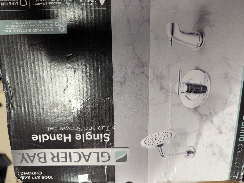 Glacier Bay Single Handle Tub And Shower Set