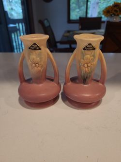 Hull Pottery Vases/Candel Holders