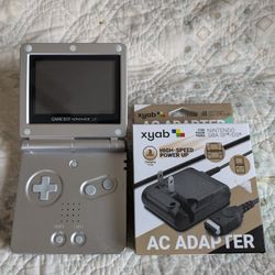 Nintendo Game Boy Advance SP  Console Platinum Silver 