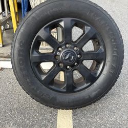 20” Wheel + Firestone LT285 60R20 Tire 8-Lug 
