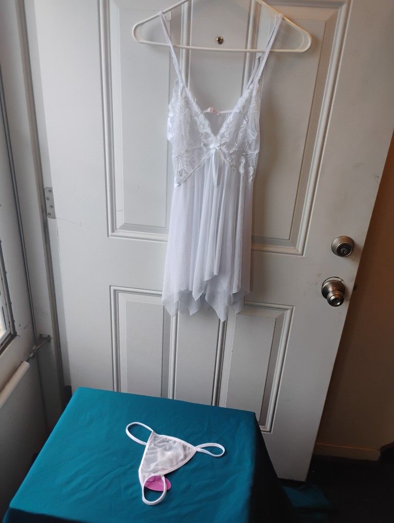 Avid Love Women's White Lingerie Set XS