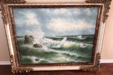 Huge Beautiful Ocean Painting