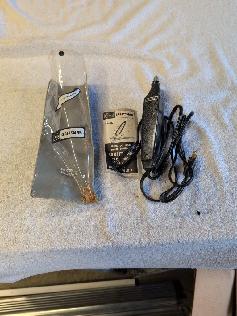 Vintage Craftsman Electric Engraver