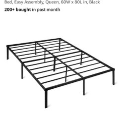 Bed Frame And/Or Mattress - Queen Size (FREE or Donation)
