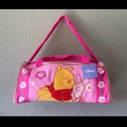 Disney -Winne The Pooh- Duffle Bag Luggage Travel Bag 16"x10"x10"