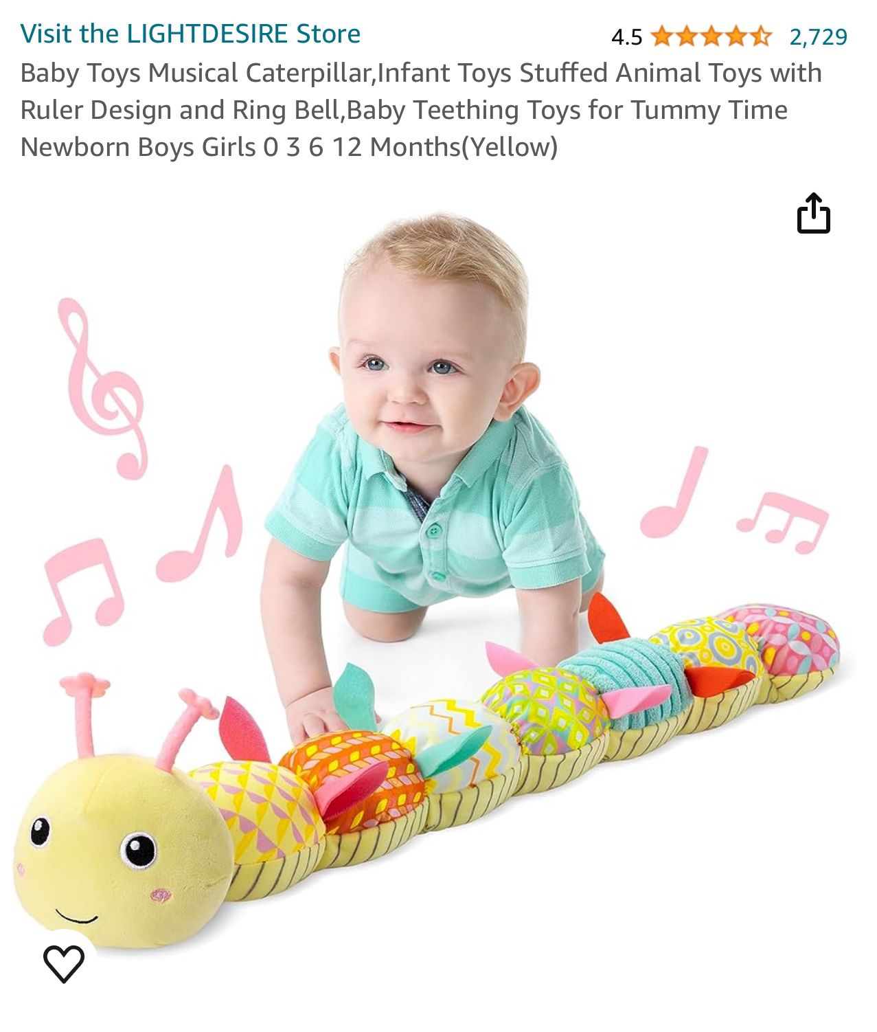 Baby Toys Musical Carterpillar