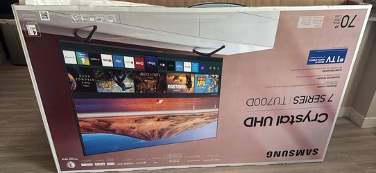 Samsung 70” Crystal UHD 7 Series TU700D Smart TV – with original  Box
