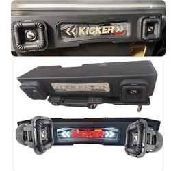 CUSTOM PORTED BOX 2 kicker solo X 8” SUBWOOFERS CHEVY SILVERADO GMC SIERRA 2019-2026