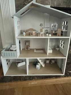 Wooden dollhouse