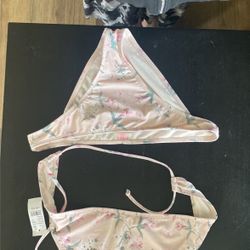 Two Piece Swim Suit New With Tags Size Large