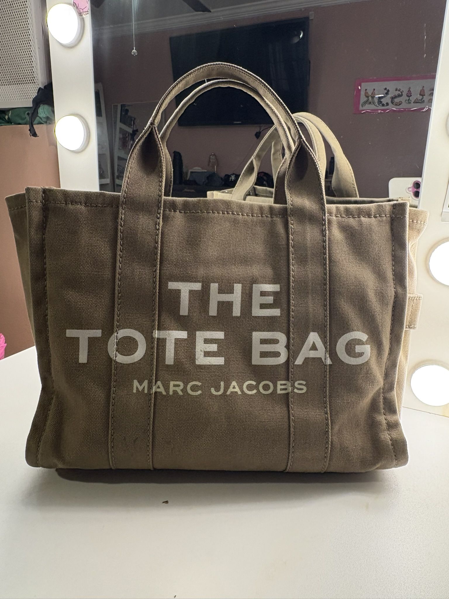 Olive Green Tote Bag