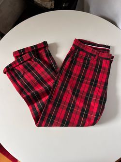Plaid Pants Size 34
