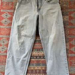 Vintage Levis Silvertab Baggy Blue Jeans