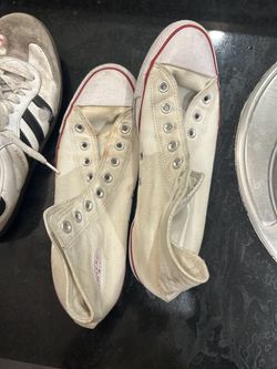 Mens white converse