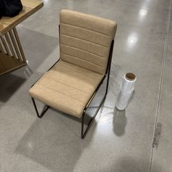 brand new chair metal and leather