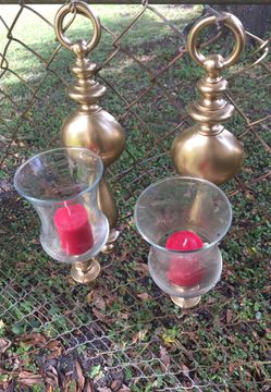 Wall candle holders