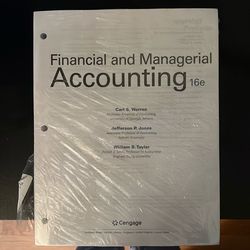 Financial and managerial accounting