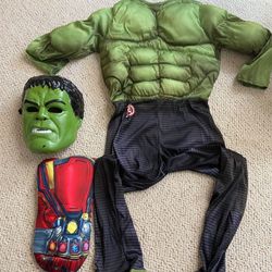 Hulk Costume Boy (5-7 Years)