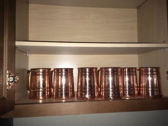 Gold Copper Silver Color Dining Set