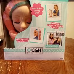 Kids Styling Wig & Display