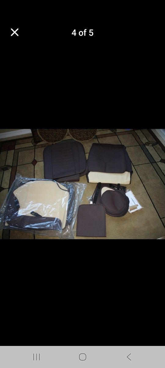 Luxury Waterproof Breathable Car Seat Cover Protectors, Airbag Compatible Seat Cover NEW