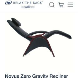 Novus zero gravity recliner deals