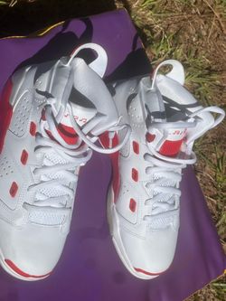 6.5y Air Jordan 6-17-23 "White Fire Red