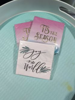 Holiday napkins from Pier One