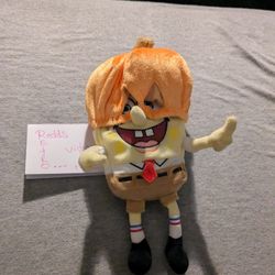 TY Beanie Babies Buddy SPONGEBOB PUMPKINMASK 