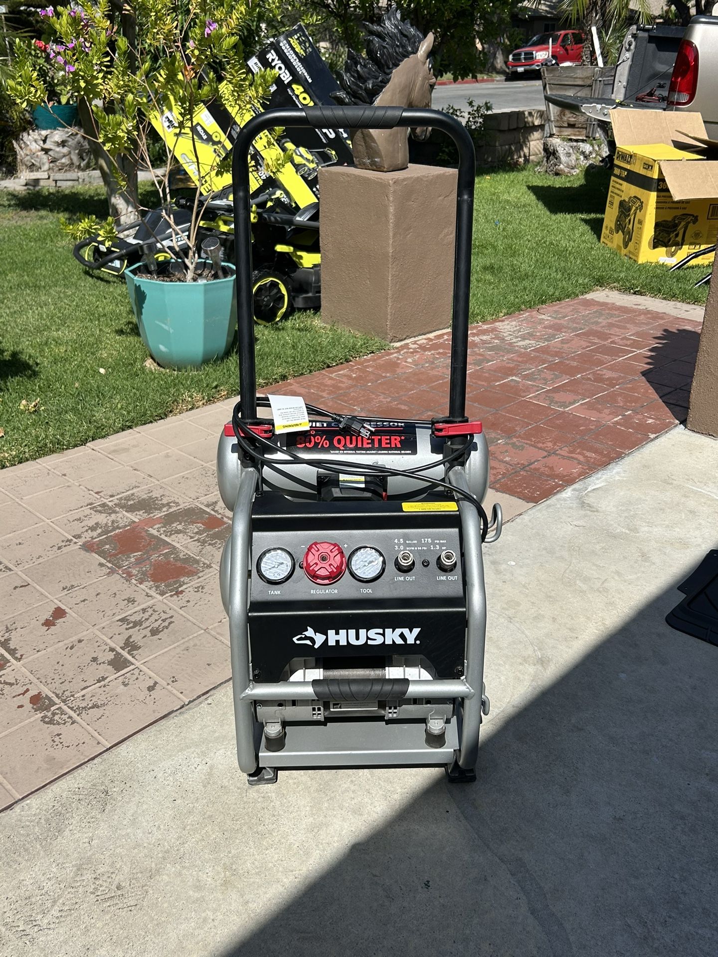 Husky Portable Electric Air Compressor