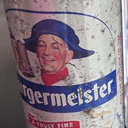 Vintage Empty Beer Cans Flat Top