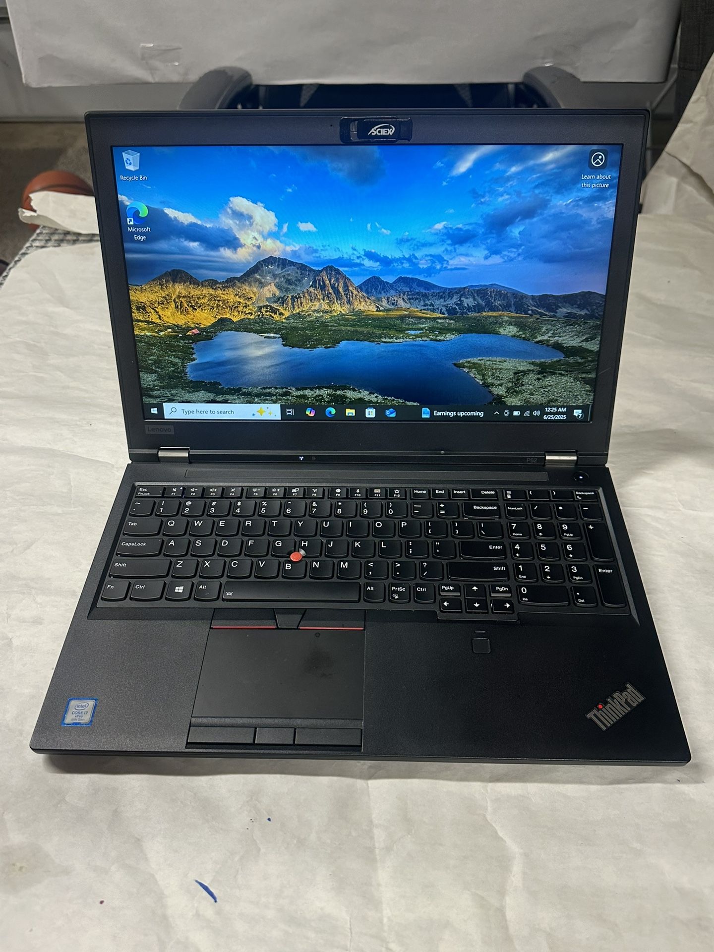 Laptop Lenovo P52 i7 8th Generation Good Condition Price Is Firm Please Read Description
