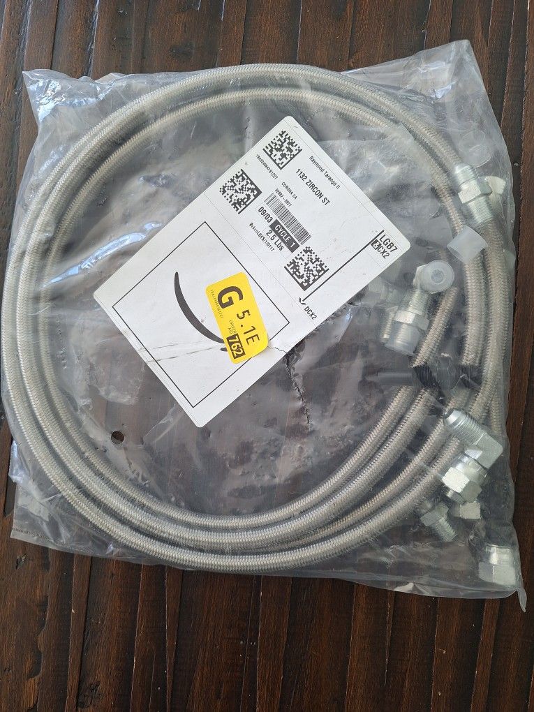 GM Steel Braided Transmission Hosefor Chevy Motor Listed In Discretion
