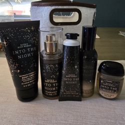 Set Of 5 Plus Back INTO THE NIGHT