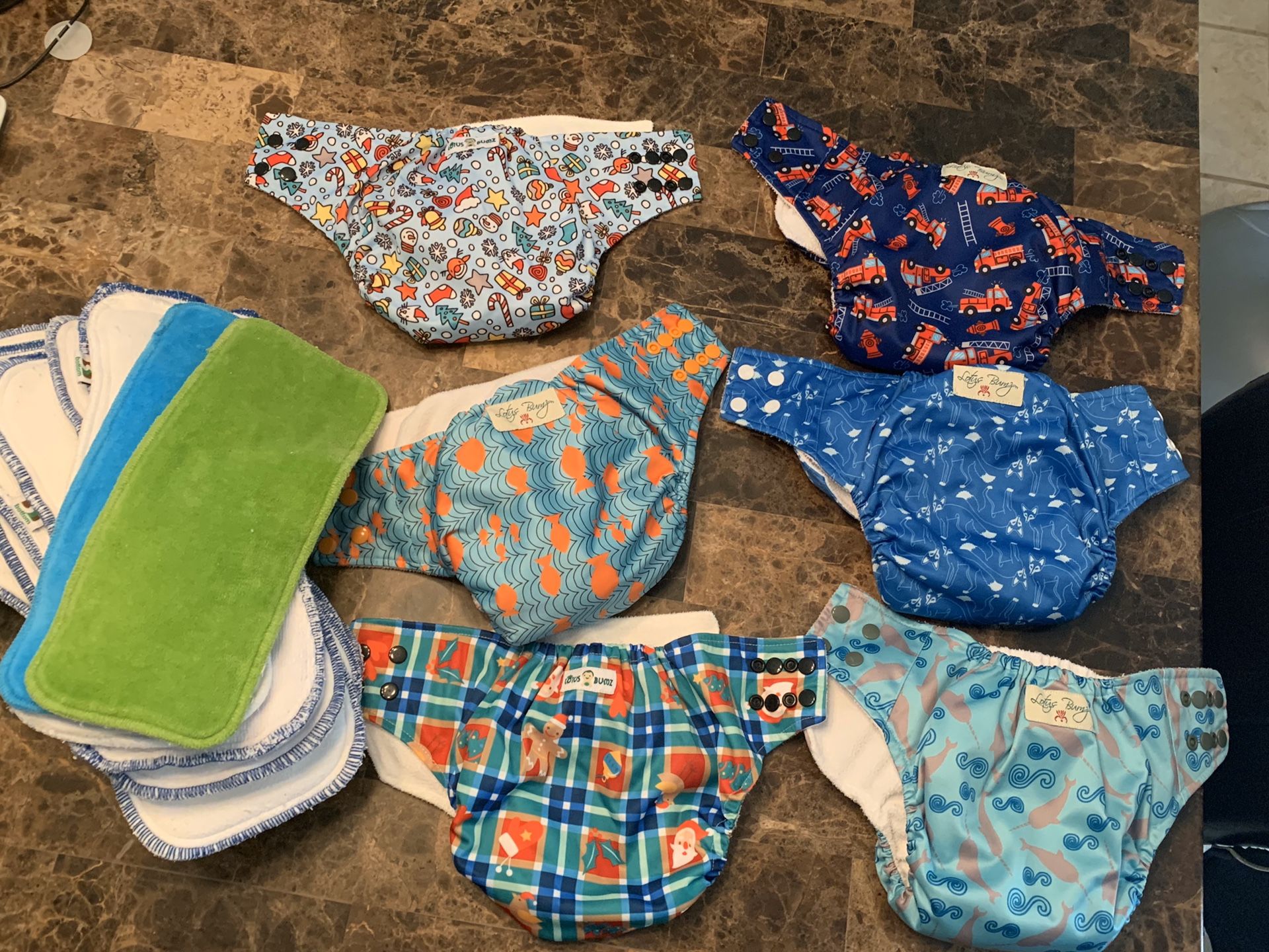 Cloth diapers and inserts