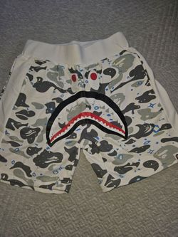 BAPE Shark Camo Sweat Shorts