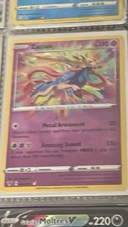 Zacian Amazing Rare Pokemon Card