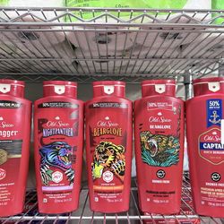 OLD SPICE BODY WASH 24 FL OZ $5.00 EACH