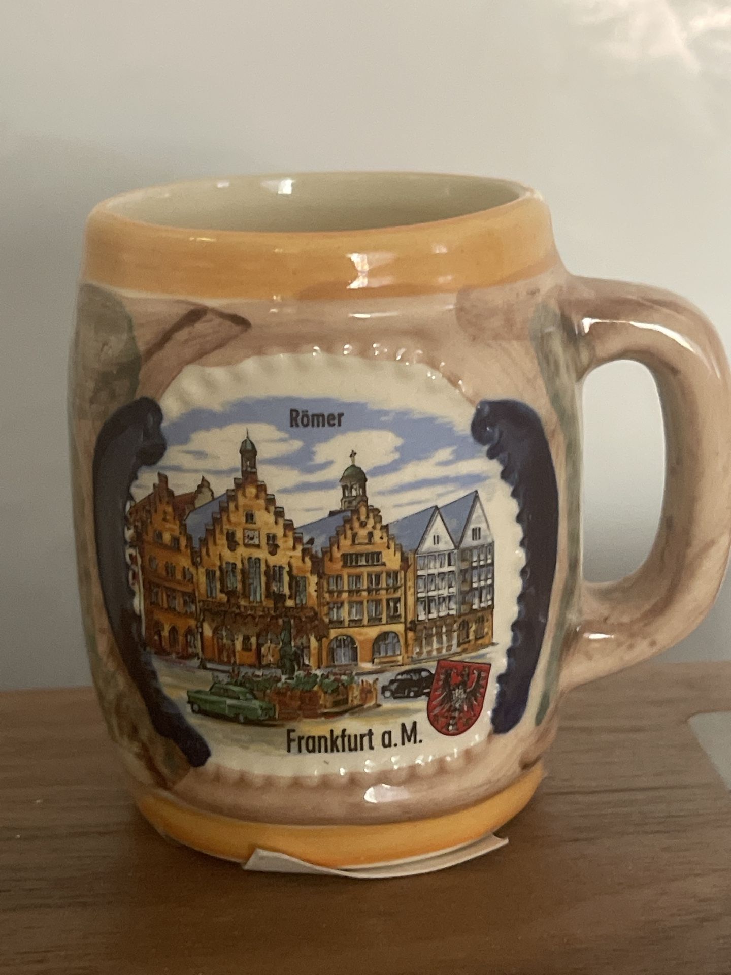 Mini Beer Ceramic Vintage Mug 1970-1980 from Frankfurt A.M. in New condition, see original price