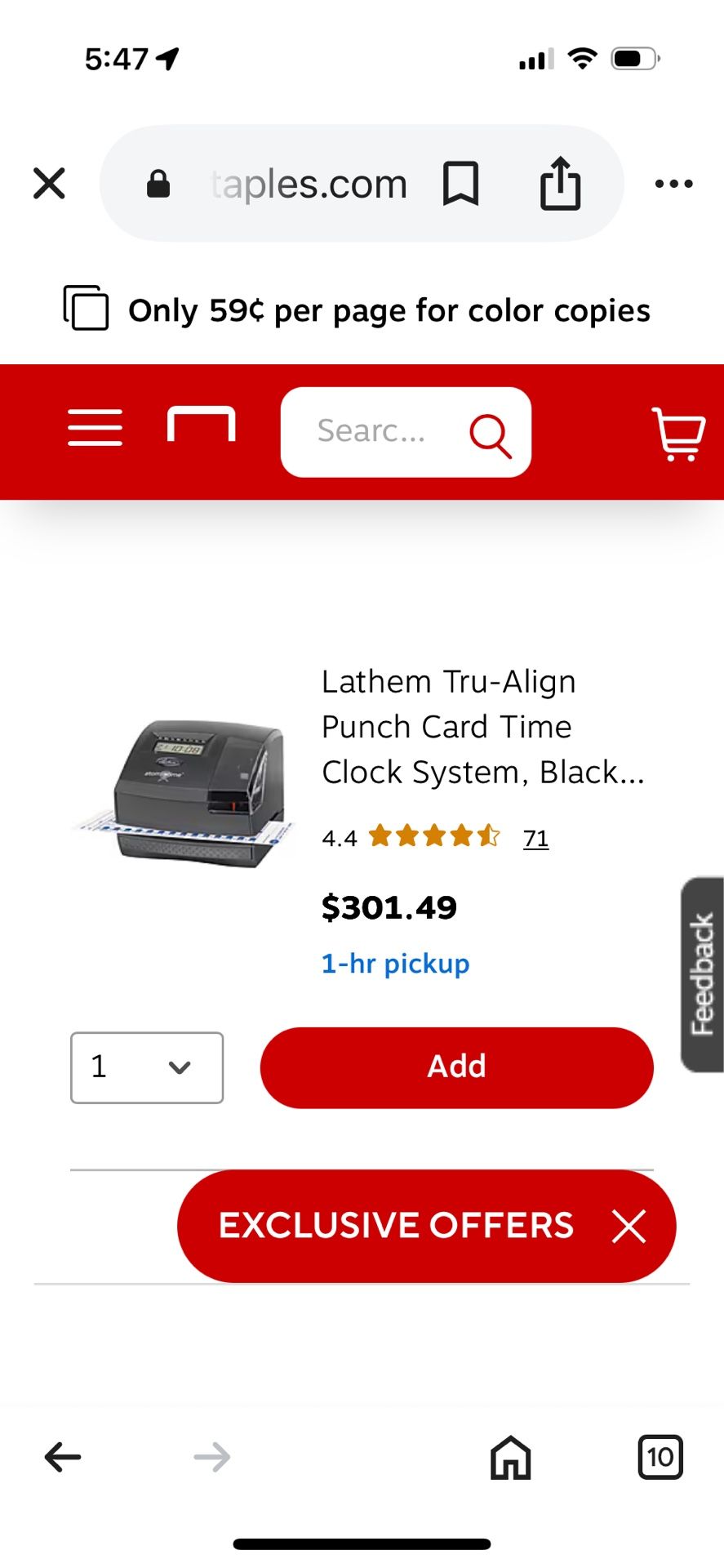 Printer Machine For Time,day Date.