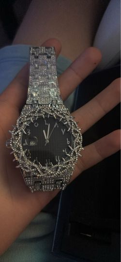 Iced Out Hip Hop Watch