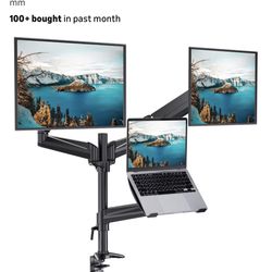 Dual Monitor And Laptop Mount