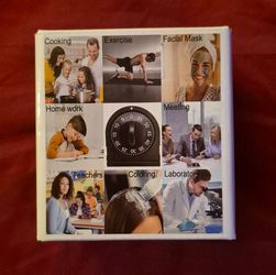 Kitchen Timer Wind Up Black Brand New Sealed 60 Minutes