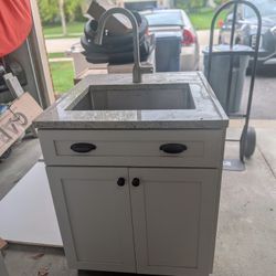 Granite Countertop Sink And Cabinet $100 OBO