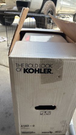 New kohler toilet tank