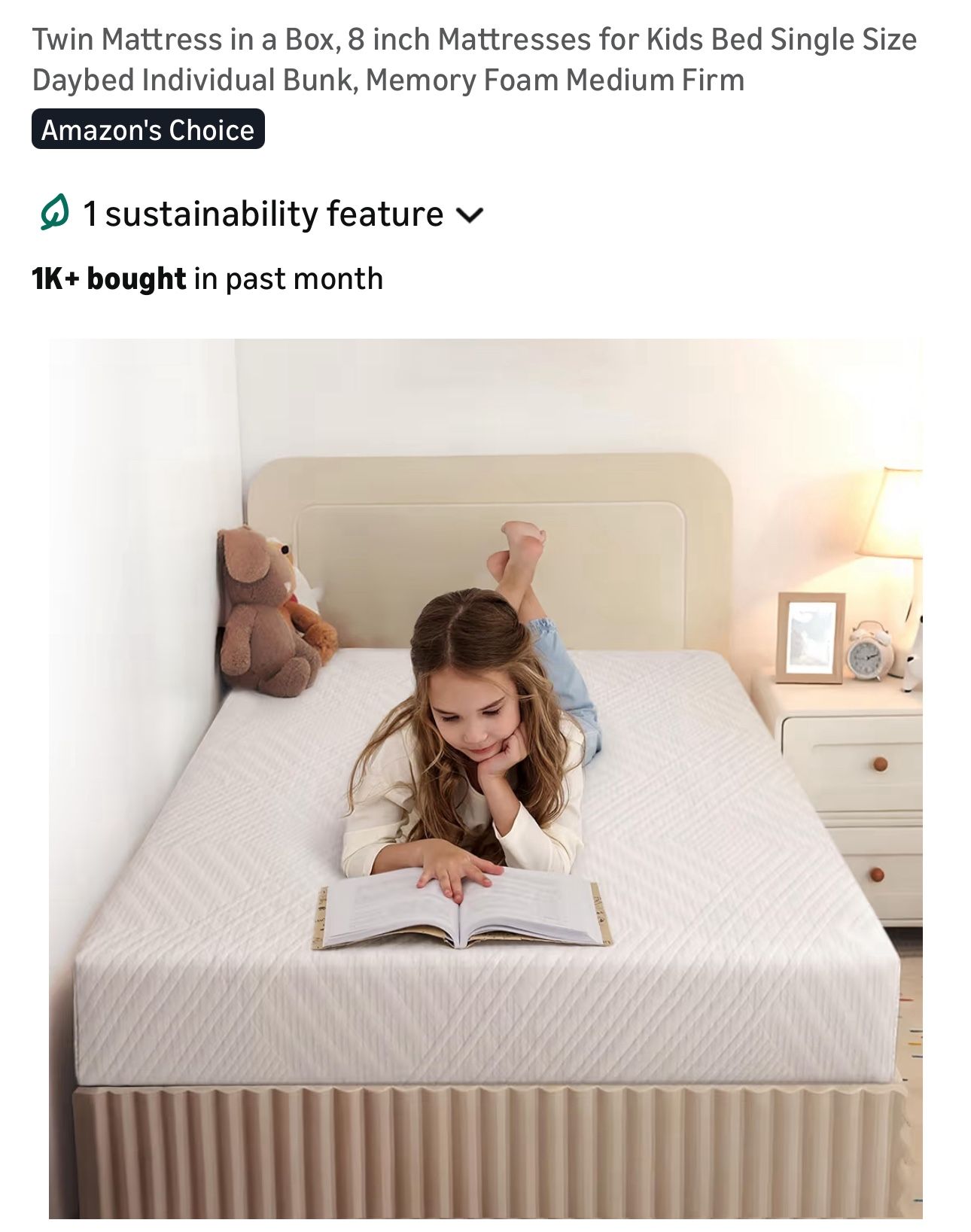 8 inch Twin Mattress w/Mattress Protector/Additional Waterproof Encasement - BRAND NEW 