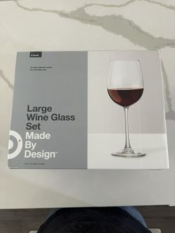 Large Wine Glass set of 6 Made By Design 18.91 oz. If you see it listed it’s still available. 