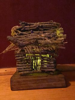 Miniature Wooden Cabin 