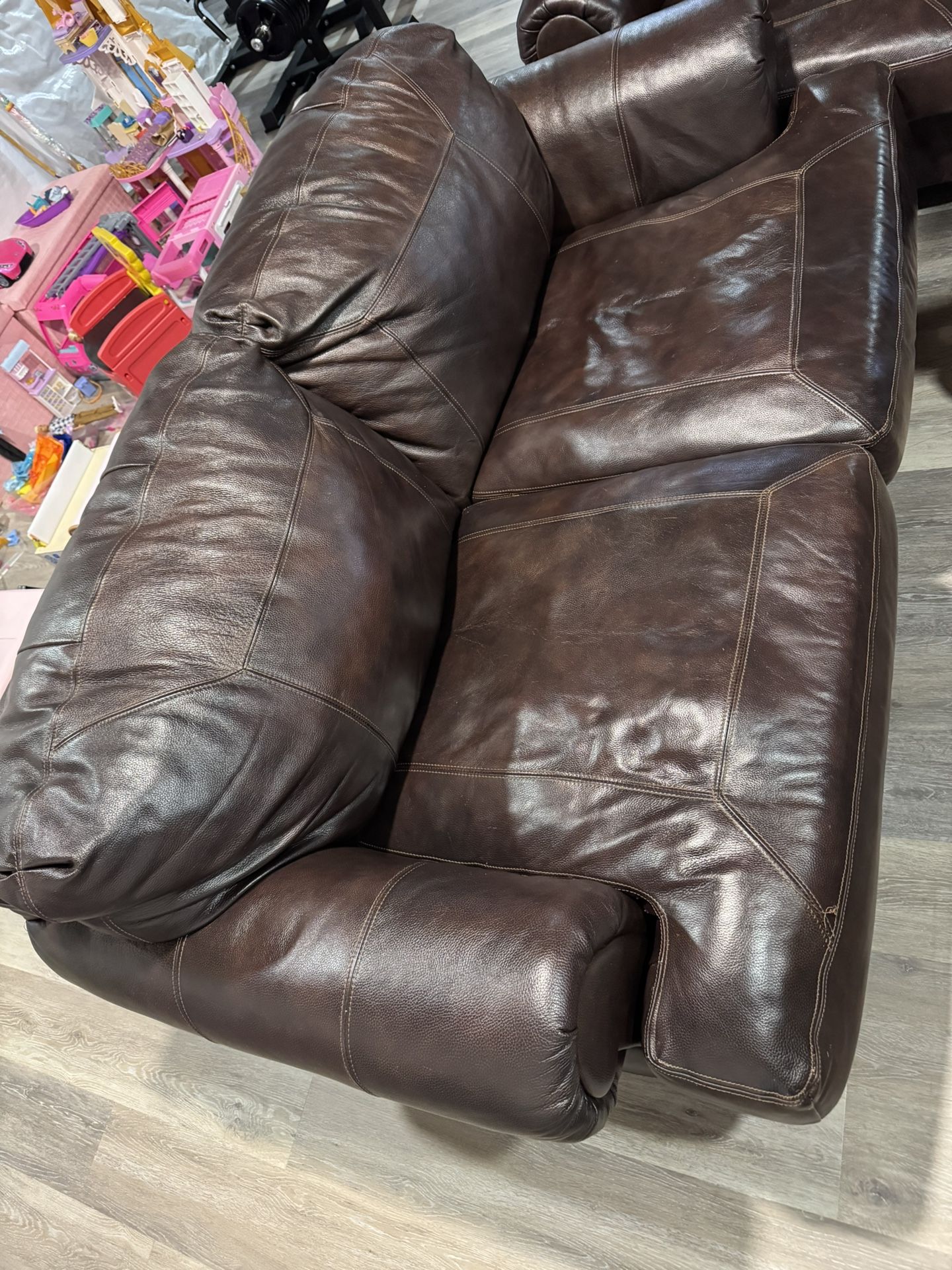 Leather Sofa 